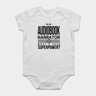 Audiobook Narrator SuperPower Baby Bodysuit